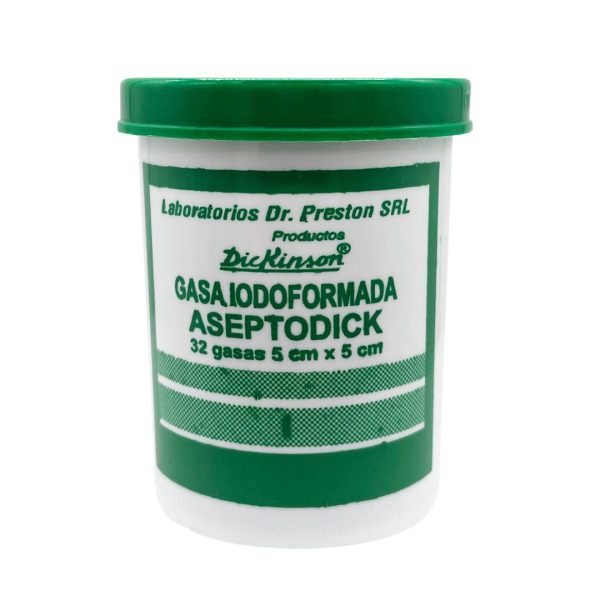 Gasa Iodoformada Dickinson - Gasa Estéril para Tratamientos Odontológicos y Endodónticos