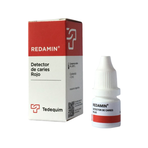 Detector de Caries Redamin Rojo o Verde 5ml - Diagnóstico Preciso en Odontología