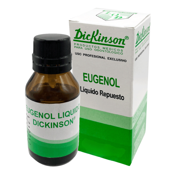 Eugenol 10 ml Dickinson - Componente para Cementación y Tratamientos Odontológicos