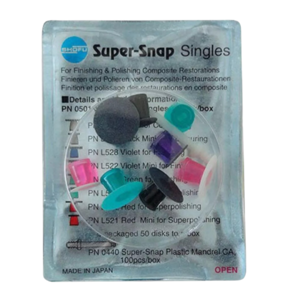 DISCOS SHOFU SUPERSNAP SINGLE X 8 UNIDADES