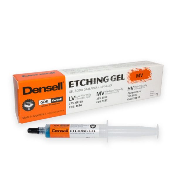 Ácido Grabador en Gel - Fosfórico al 37% para Grabado Dental | Densell