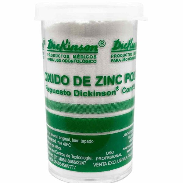 Óxido de Zinc 50 g Dickinson - Uso en Endodoncia y Restauraciones