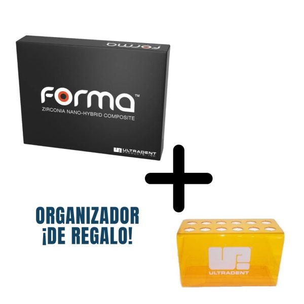 Forma - Composite Nanohíbrido con Zirconia para Restauraciones Estéticas | Kit Colores de Cuerpo + Organizador de Regalo