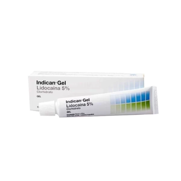 Indican Gel 5% - Anestésico Tópico Dental | Pomo 20 g